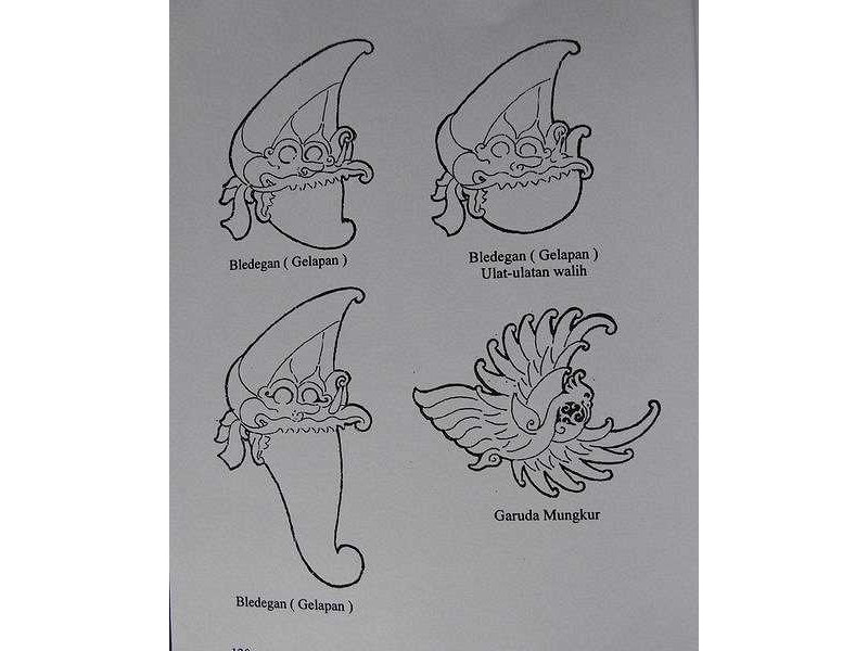 hair ornaments-bledegan gelapan-garuda mungkur-bird head-bird flyiong